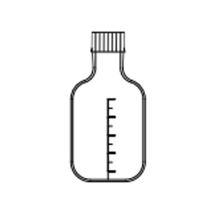 2614 Reagent bottle screw cap plain GL80