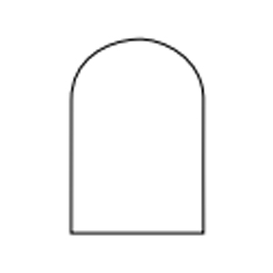 7997 Jars, Bell, Round Bottom, Edge Ground