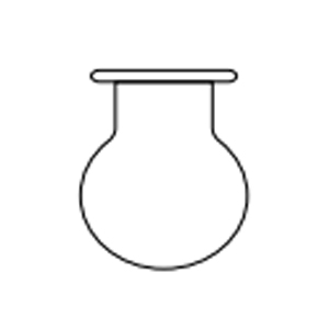 5441 Reaction vessels, wide mouth, flat flange