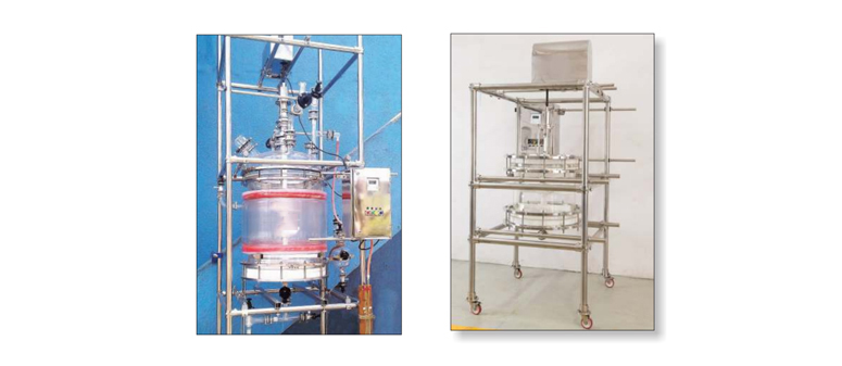 Agitated Glass Nutsche Filter / Peptide Synthesizer